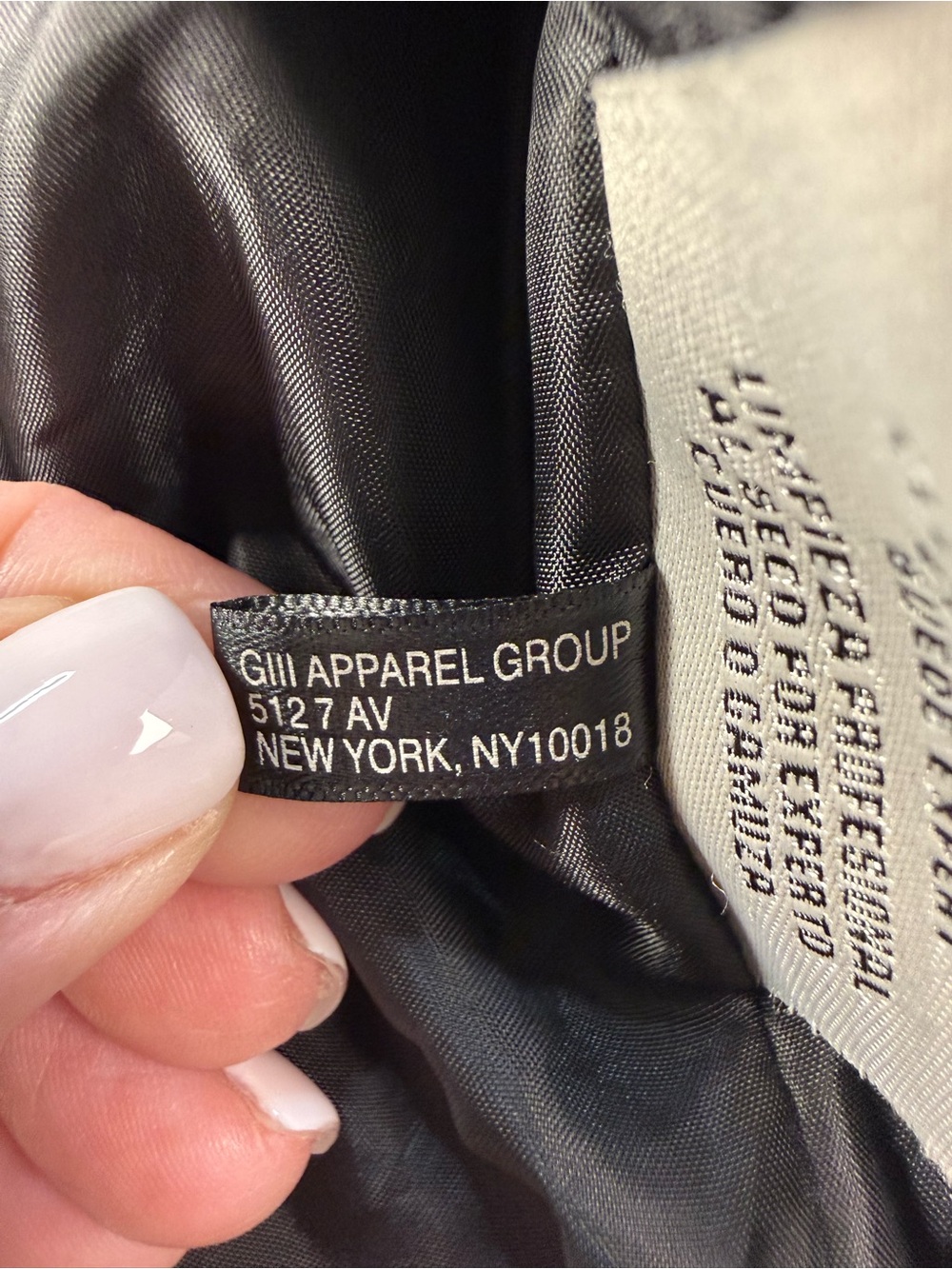 Levi's Black Faux Leather Moto Jacket with Silver Zip - Picture 14 of 14